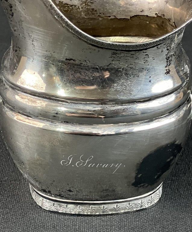 American Coin Silver Pitcher - 3