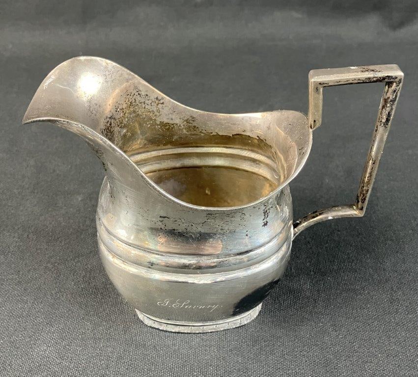 American Coin Silver Pitcher - 4