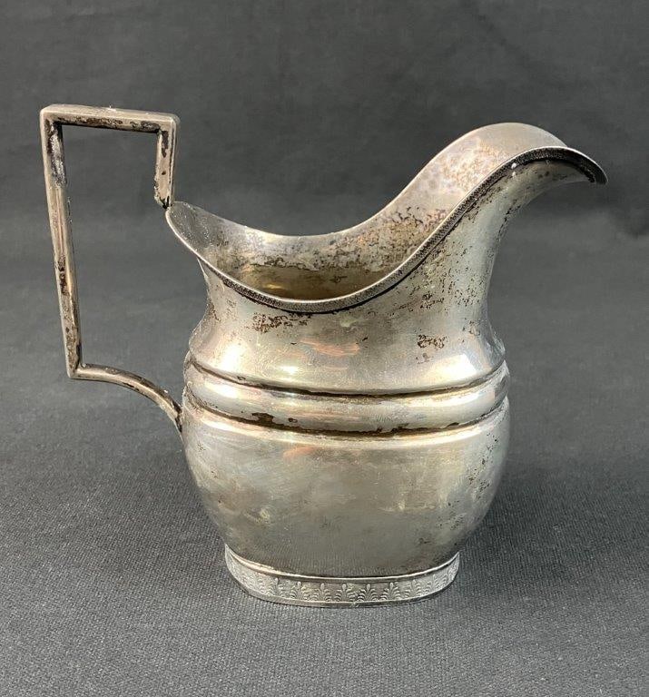 American Coin Silver Pitcher - 7