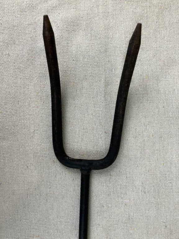 Two Wrought Iron Fireplace Tools - 5
