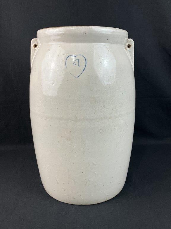 Four-Gallon Stoneware Churn - 2