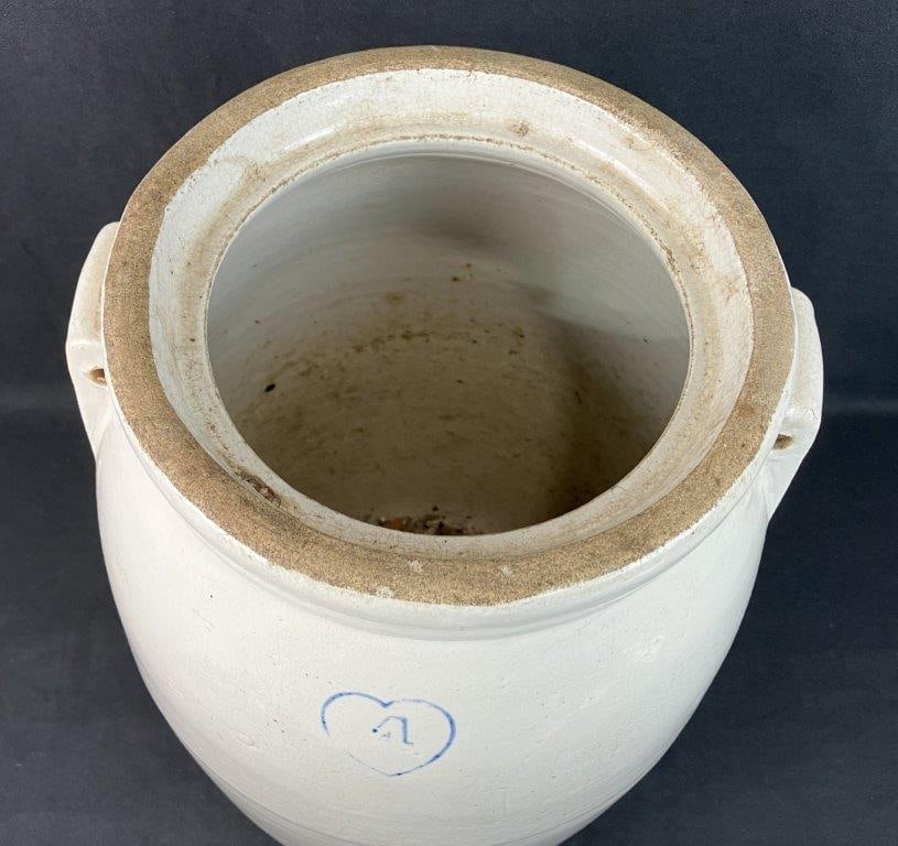 Four-Gallon Stoneware Churn - 9