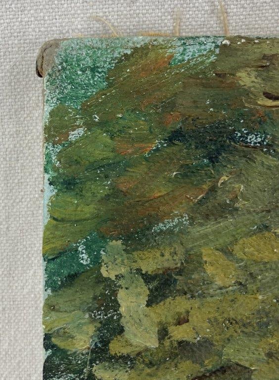 20th-Century, Lakeside Landscape, Oil Painting - 5