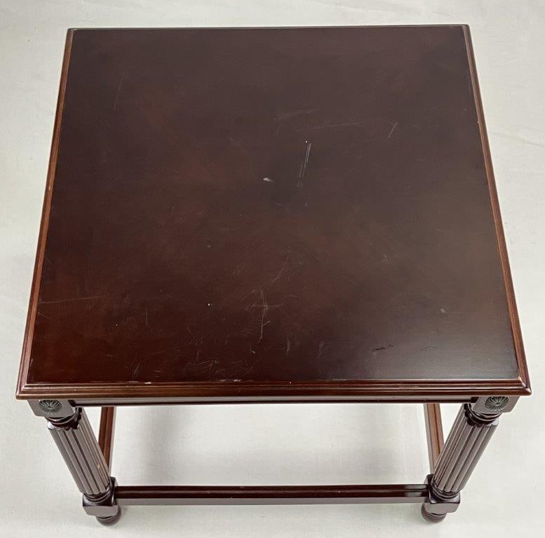 Contemporary Mahogany Table - 2