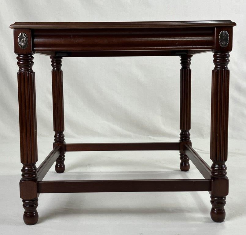 Contemporary Mahogany Table - 4
