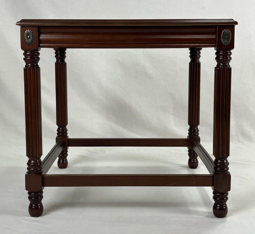 Contemporary Mahogany Table - 5