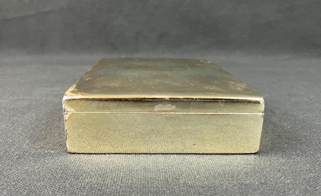 U.S. Army Sterling Silver Cold War Artillery Presentation Cigar Box - 8