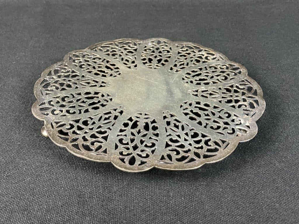 Three Silver Plate Trivets - 2