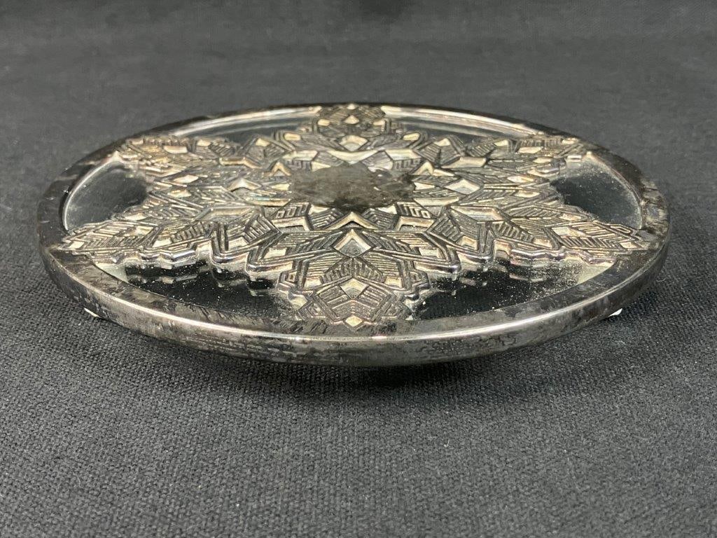 Three Silver Plate Trivets - 4