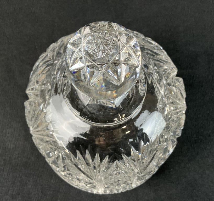 American Brilliant Cut Glass Dome - 6