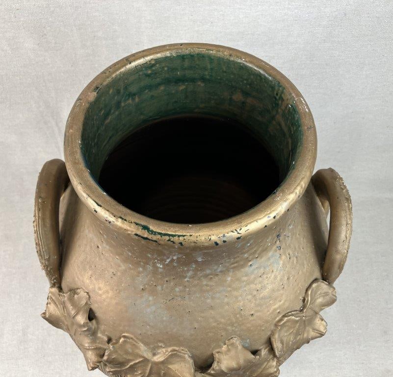 Italian Gilt Terracotta Vase - 7