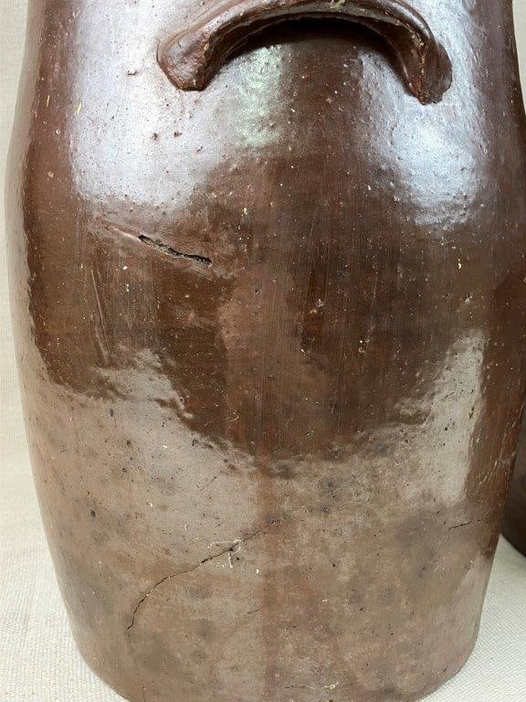 Albany Slip Stoneware Crock and 5-Gallon Churn - 8