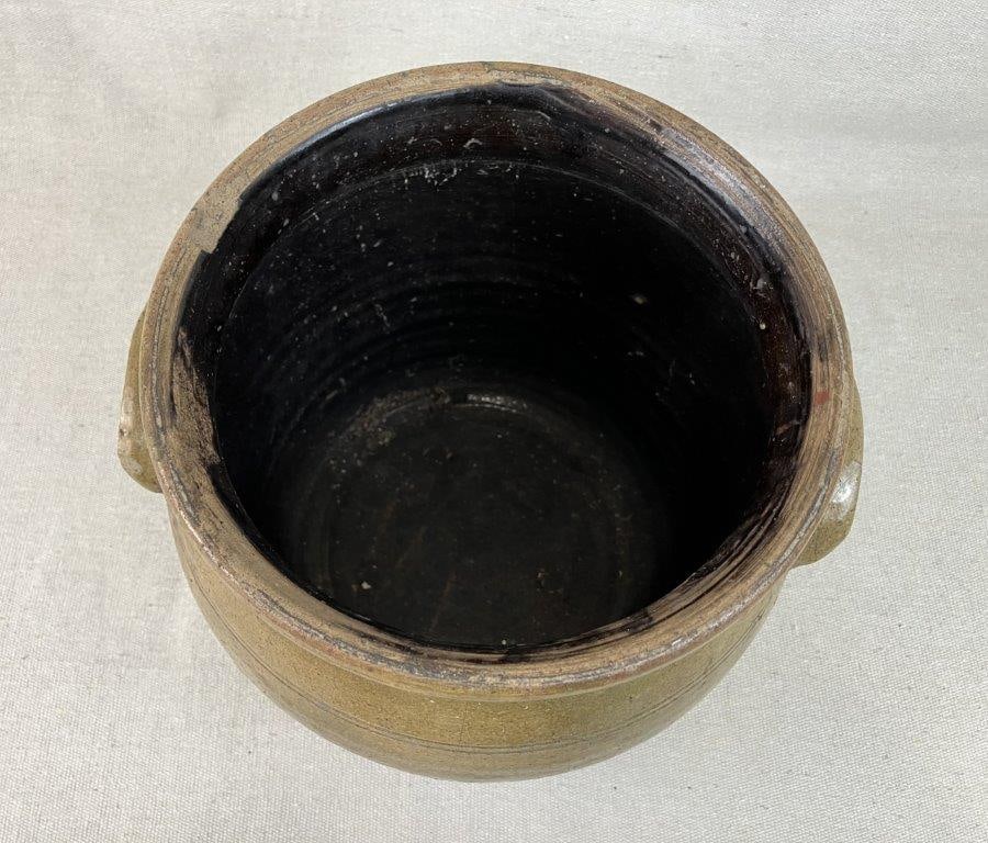 Glazed Stoneware Crock - 5