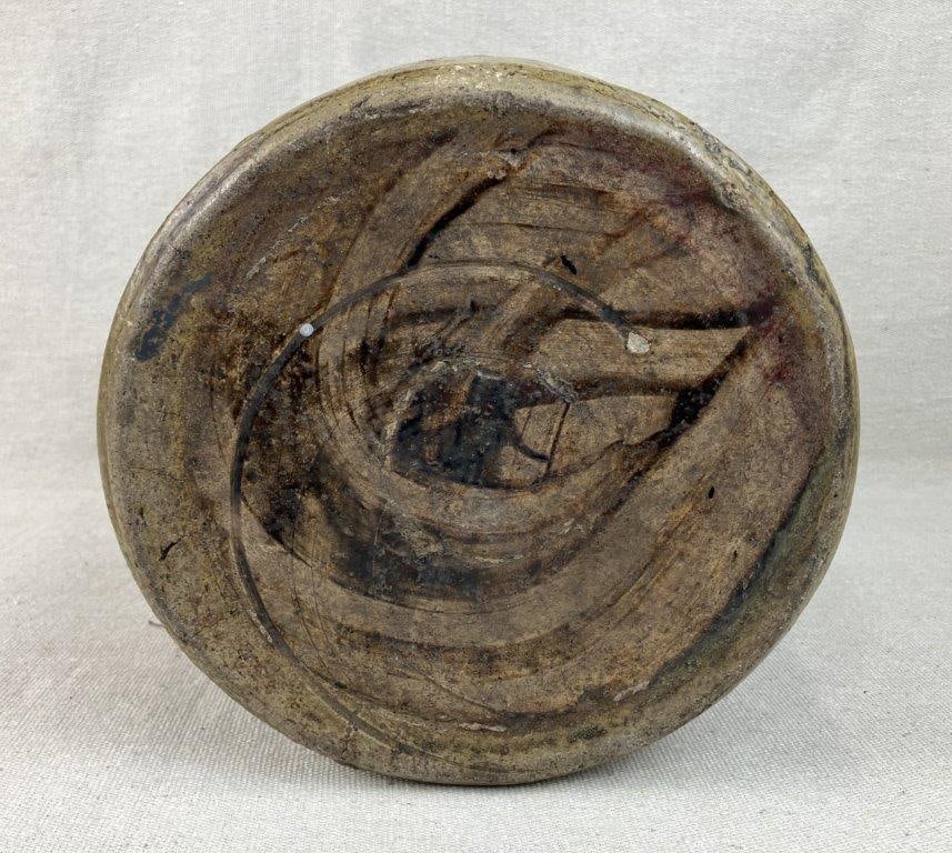 Glazed Stoneware Crock - 6