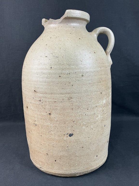 Salt-Glazed Stoneware Jar - 4