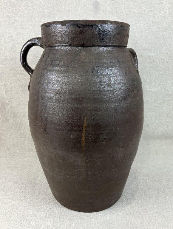 Glazed Stoneware Crock - 2