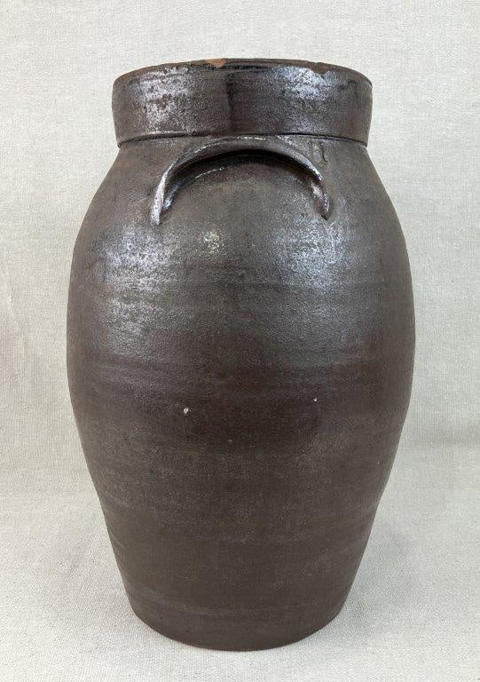 Glazed Stoneware Crock - 3