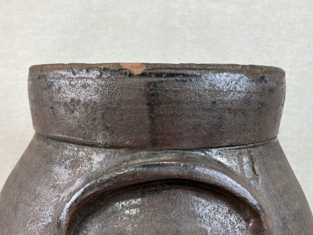 Glazed Stoneware Crock - 4