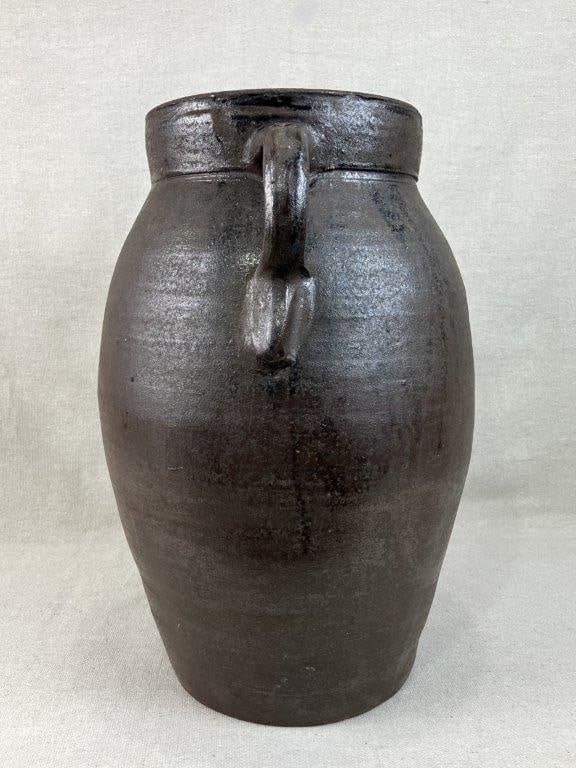 Glazed Stoneware Crock - 7