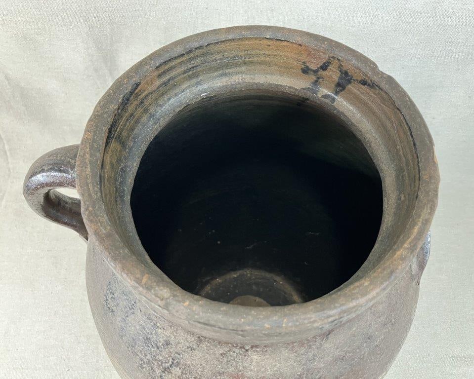 Glazed Stoneware Crock - 8