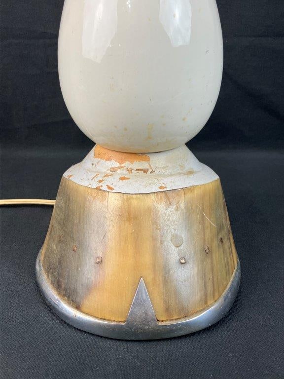 Mid-Century Modern Horse Hoof Lamp - 2