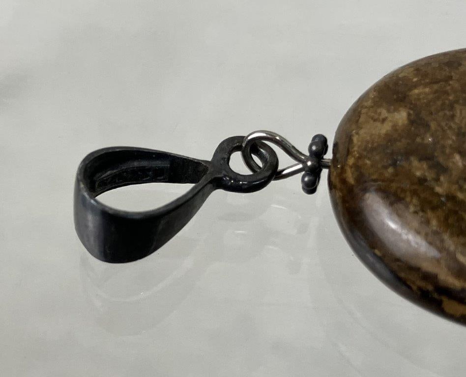 Assortment of Sterling Silver and Stone Pendants - 7