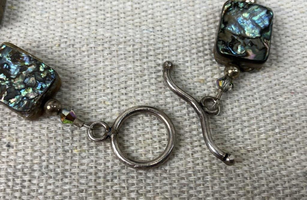 Abalone and Turquoise Bracelets - 7