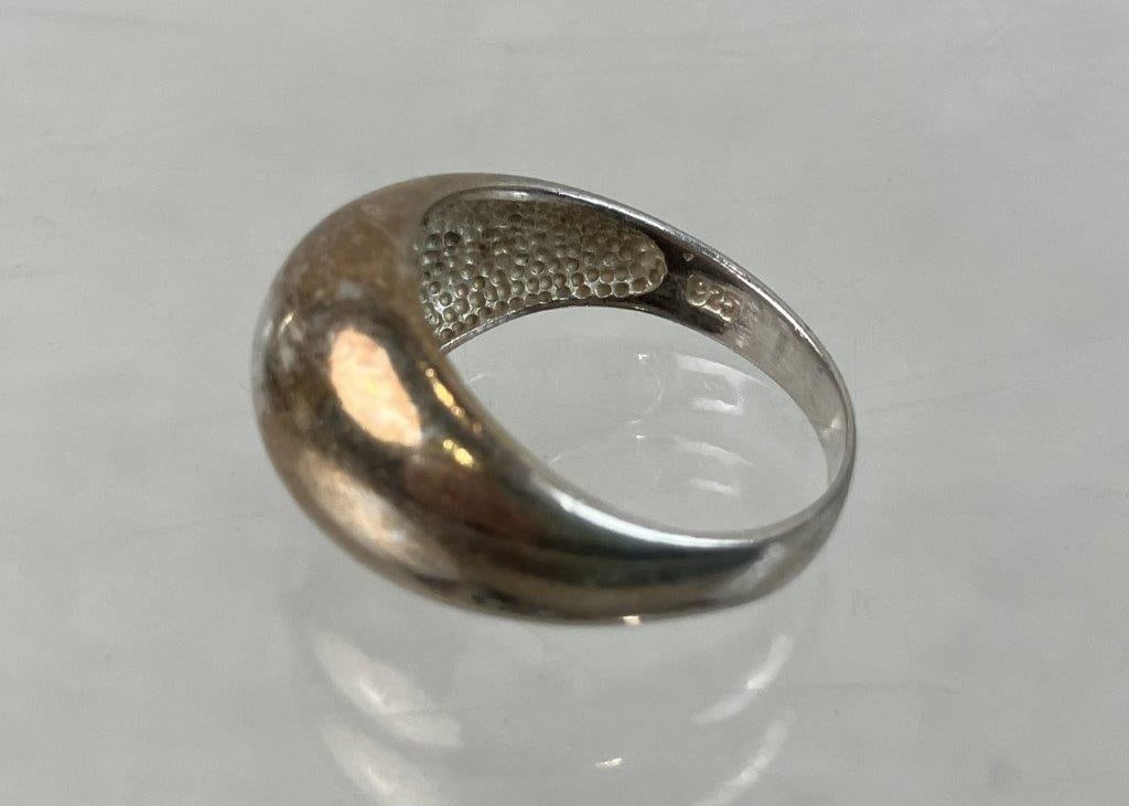Four Sterling Silver Rings - 5