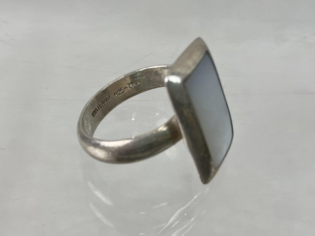 Four Sterling Silver Rings - 6
