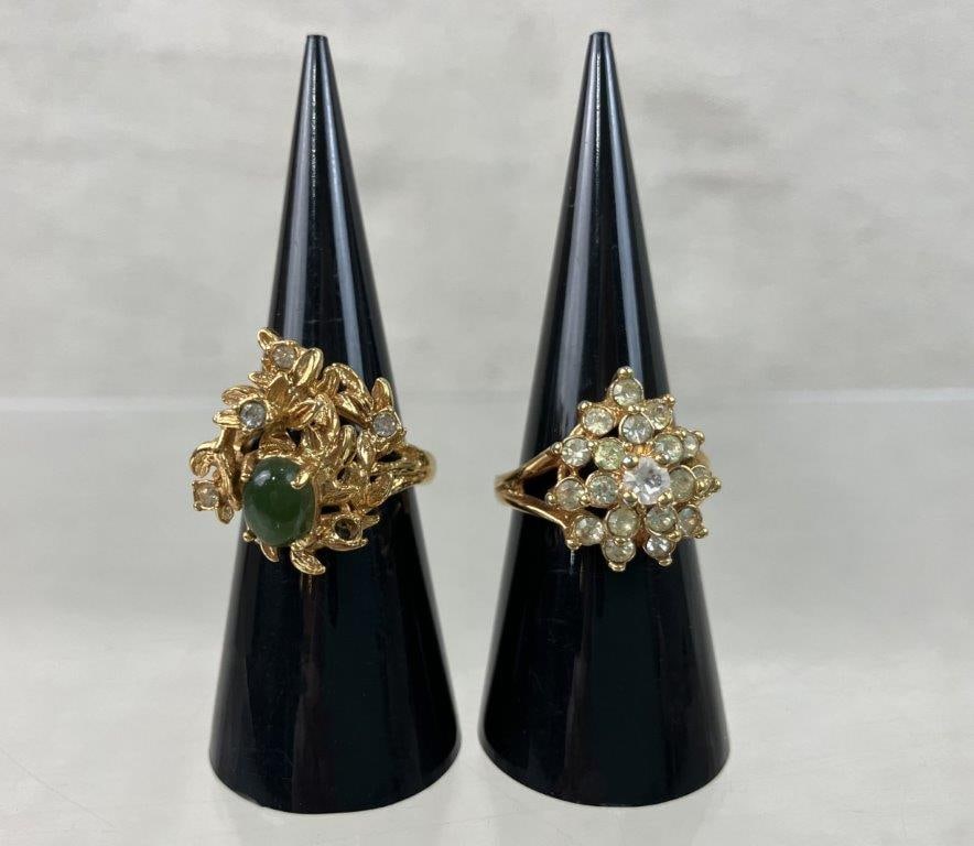 18kt Gold HGE Cocktail Rings - 2