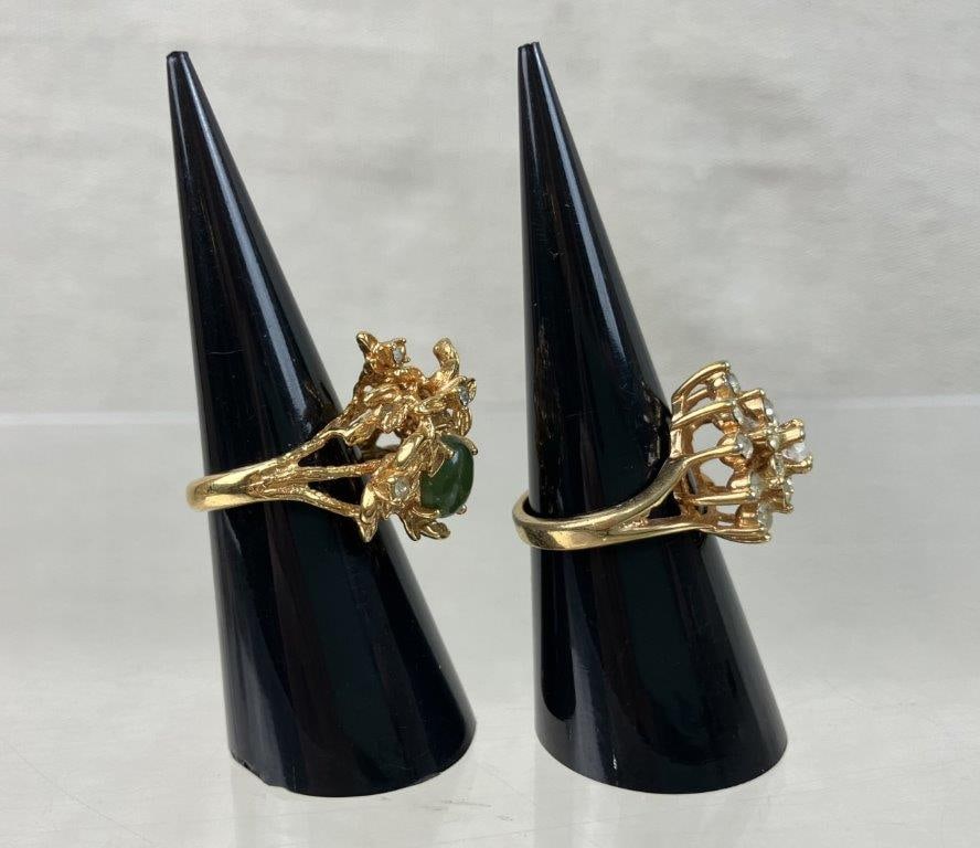 18kt Gold HGE Cocktail Rings - 3