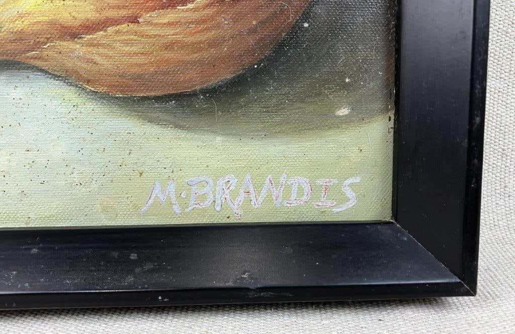 M. Brandis, Still Life of Onions and Garlic, Oil Painting - 2