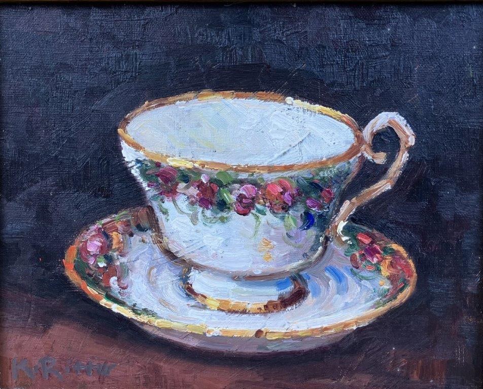 K. Ritter, My Cup of Tea, Oil Painting - 2