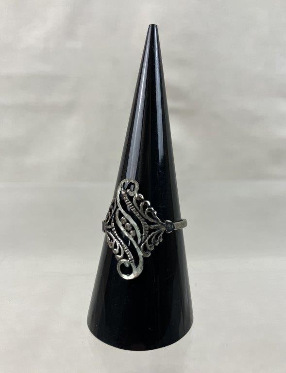 Sterling Silver Brooch and Ring - 2