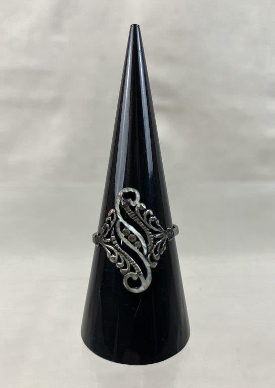 Sterling Silver Brooch and Ring - 3