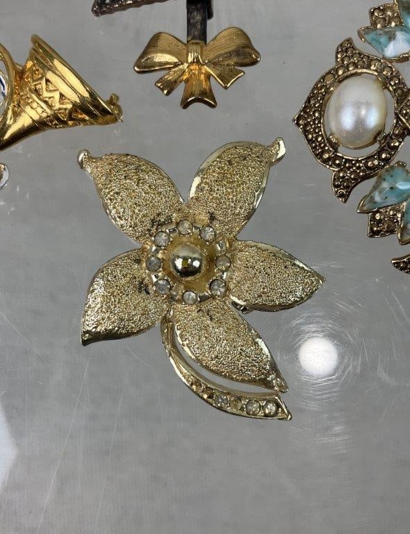 Assortment of Brooches Including Danecraft and Sarah Coventry - 5