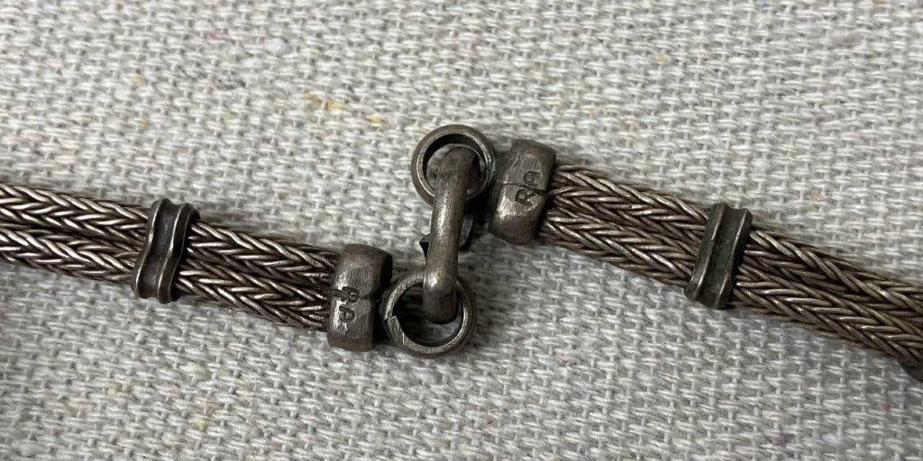 Indian 800 Silver Tribal Collar Necklace - 3