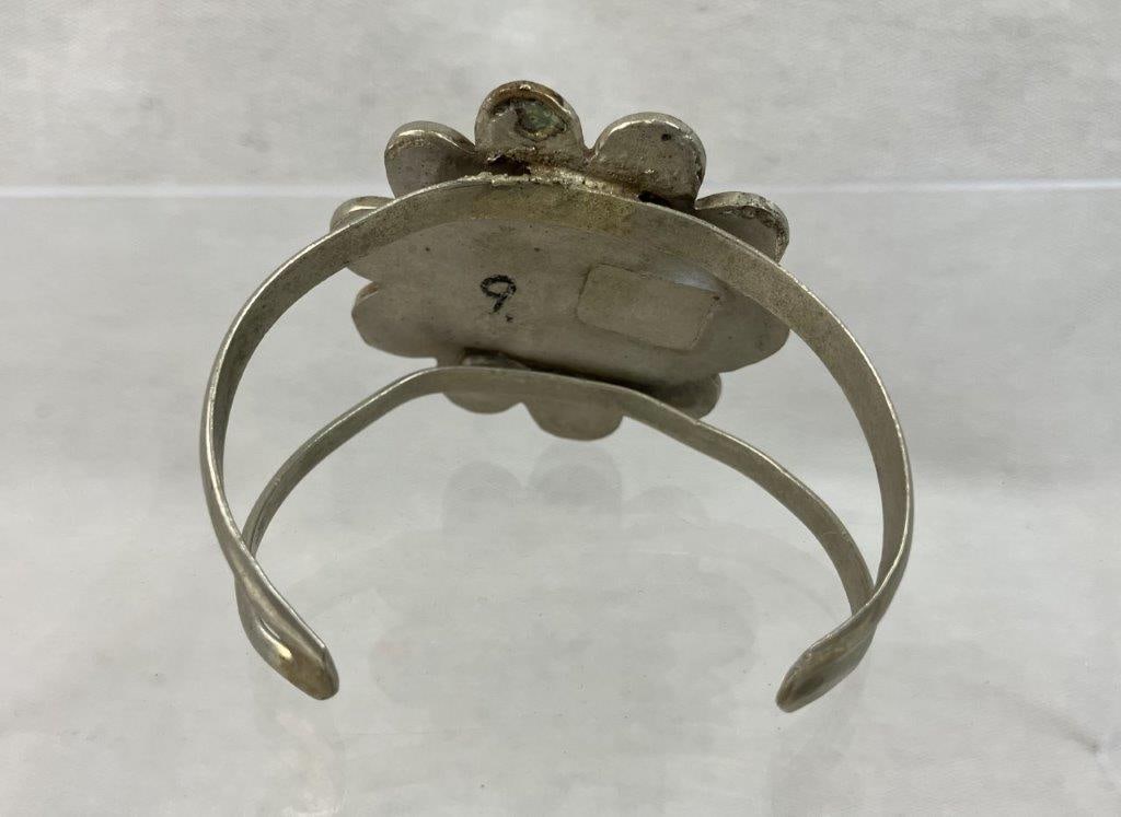 Abalone Shell Flower Bracelet and Fish Pendant - 5