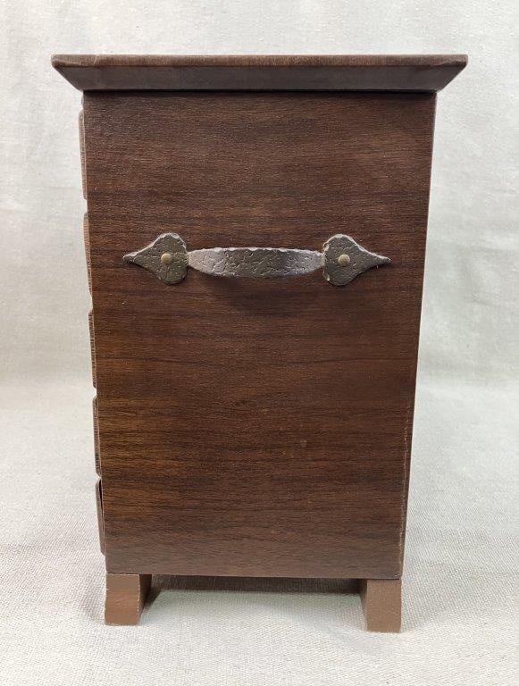 Vintage Faux Wood Jewelry Box - 7