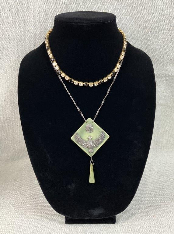 Assortment of Costume Necklaces Including Trifari - 2