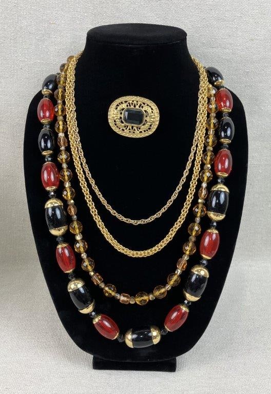 Gold-Tone Costume Jewelry Assortment Including Sarah Coventry - 2