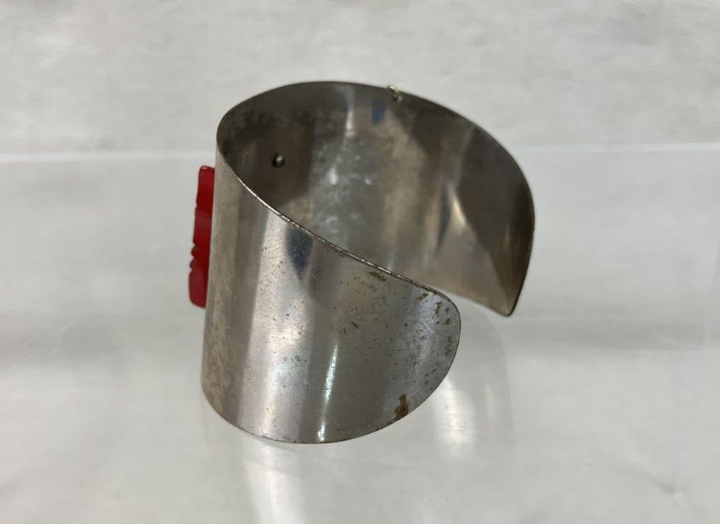 Vintage Scottish Terrier Bakelite Cuff Bracelet - 2