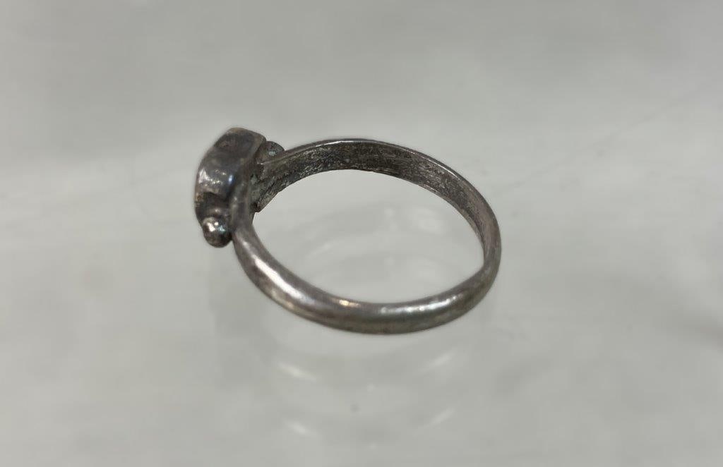 Four Sterling Silver Rings - 4