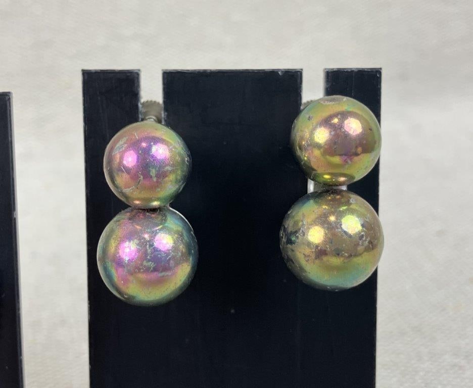 Assortment of Costume Earrings with Case - 6