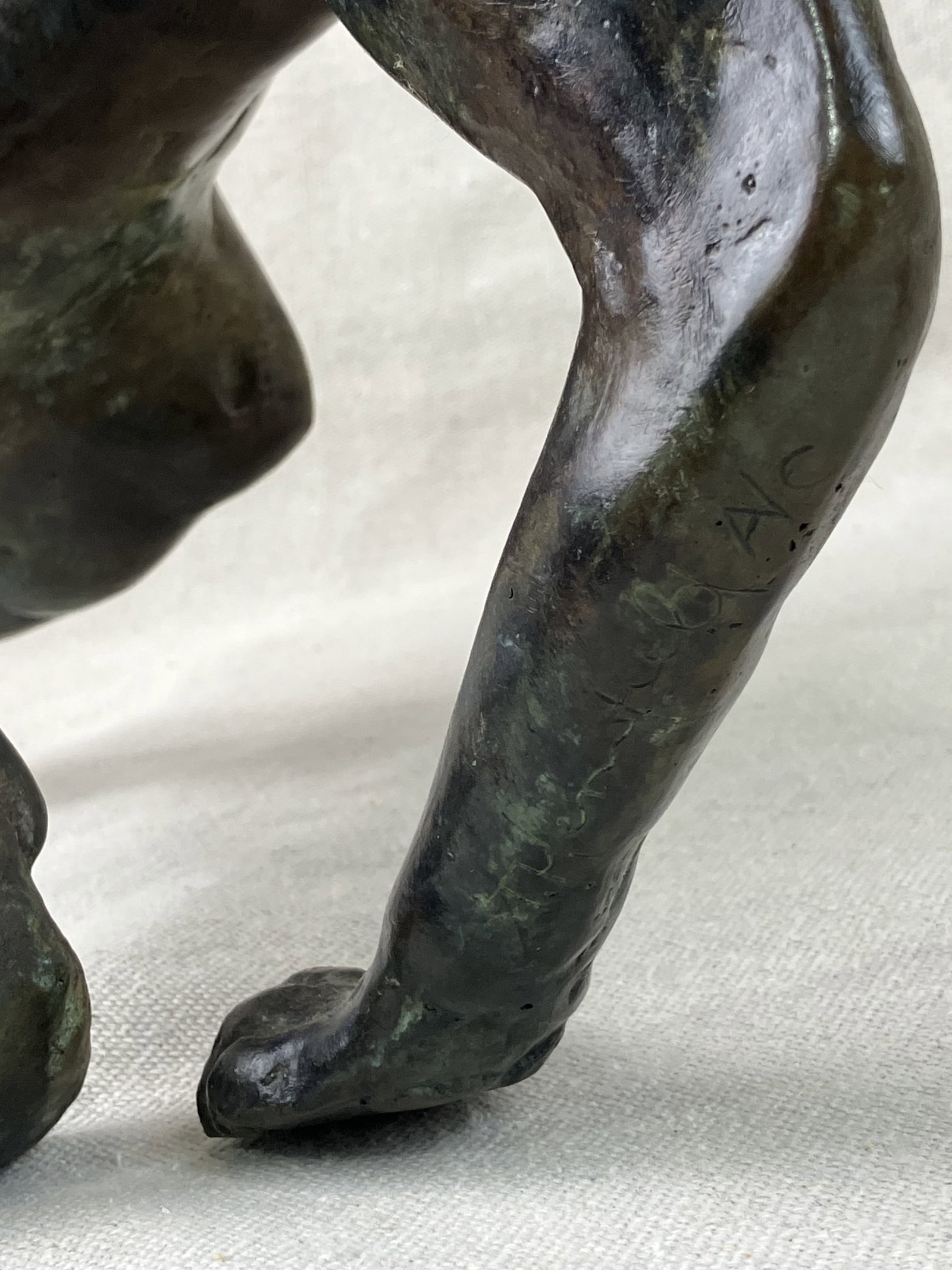 Tom Merrifield Bronze Cat Sculpture - 8