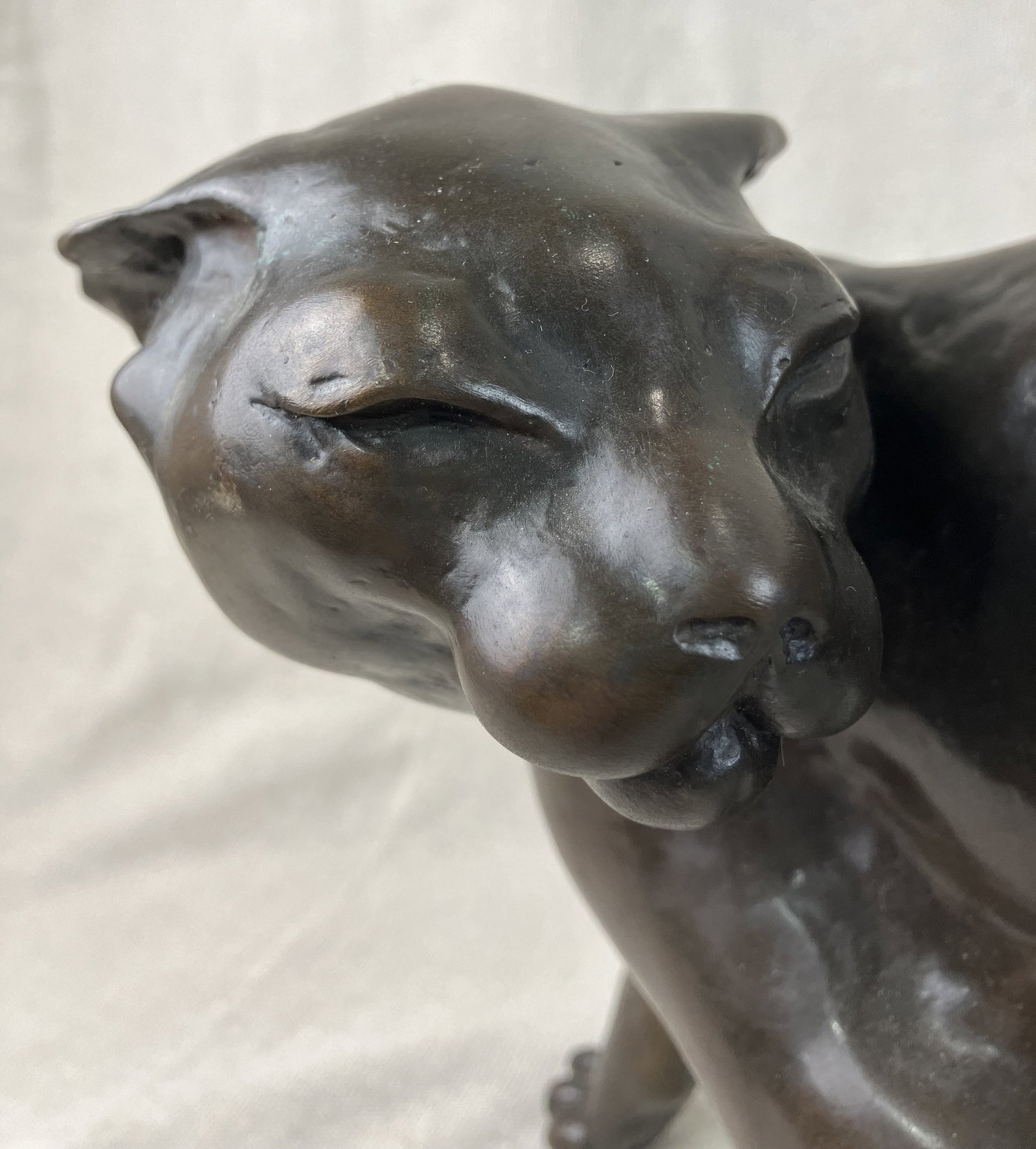 Tom Merrifield Bronze Cat Sculpture - 5
