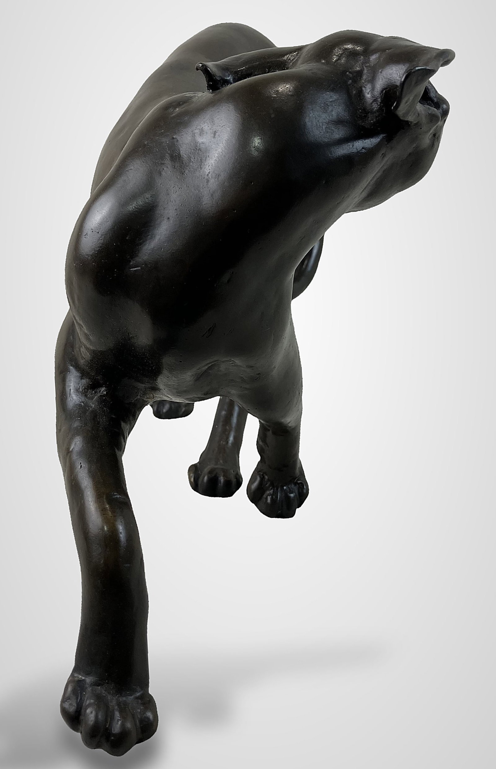 Tom Merrifield Bronze Cat Sculpture - 6