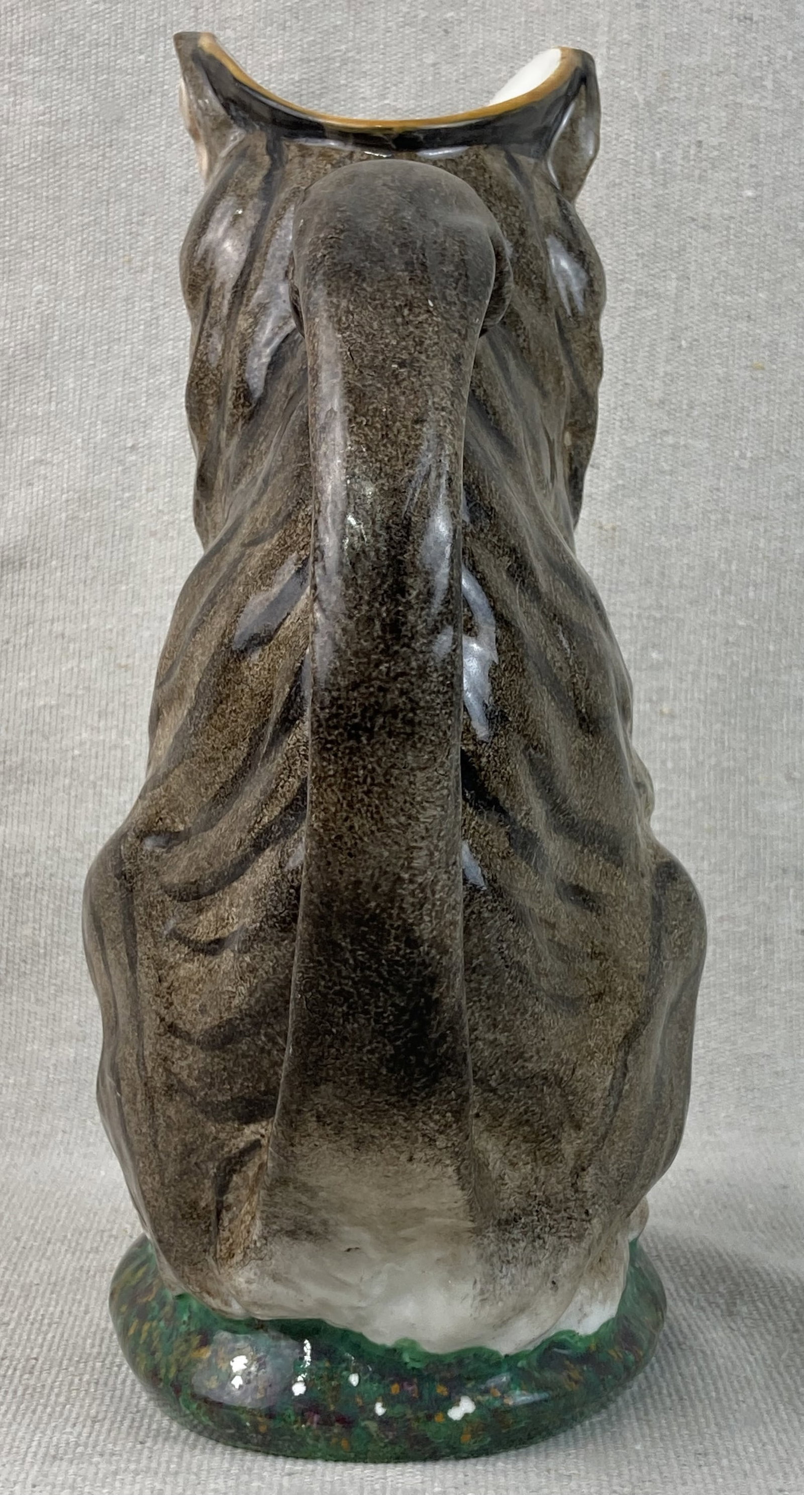 Minton Majolica Figural Cat Pitcher - 8