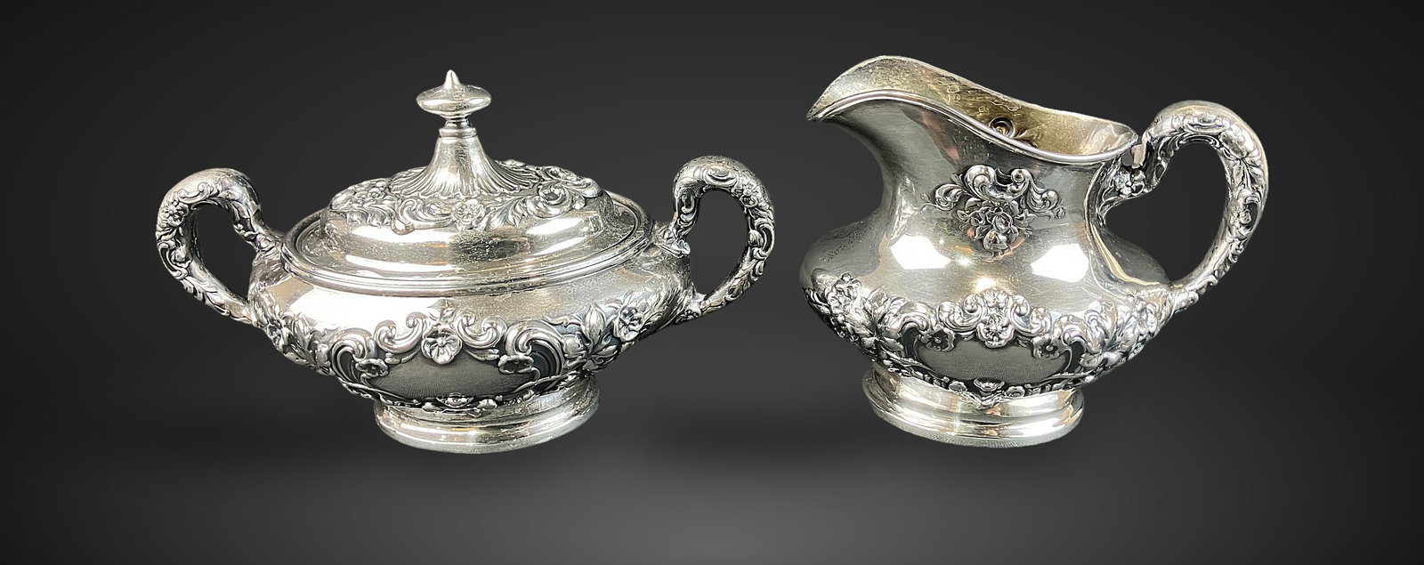 Gorham Sterling Silver Tea Set - 14