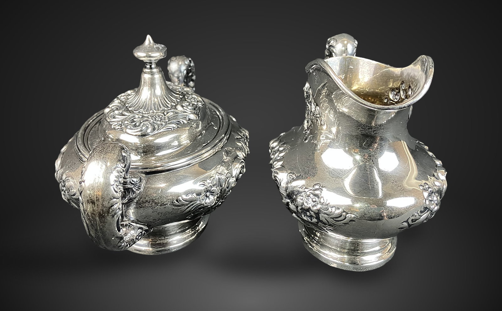 Gorham Sterling Silver Tea Set - 15